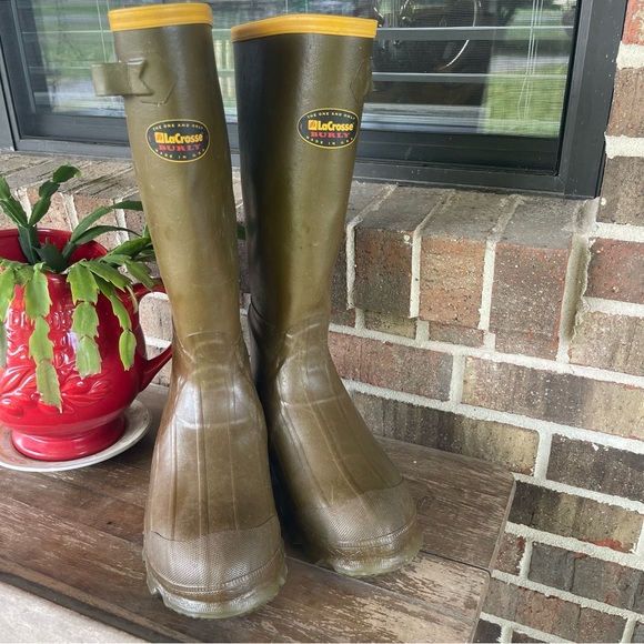 Boys LaCrosse Burly rubber boots - Picture 4 of 11